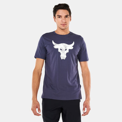 Under Armour Men's Project Rock Brahma Bull T-Shirt Purple