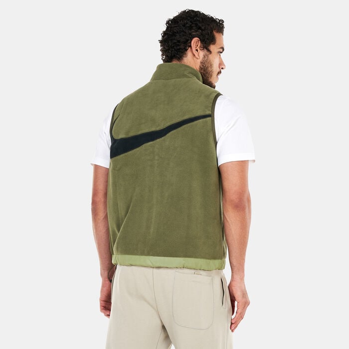 Nike Men’s Club+ Fleece Winter Vest Green Nike Men’s Club+ Fleece Winter Vest Green image number 1