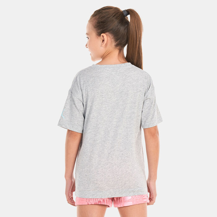 Jordan Kids' Icon Play Team T-Shirt (Older Kids) Grey Jordan Kids' Icon Play Team T-Shirt (Older Kids) Grey image number 1