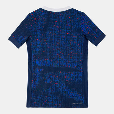 Nike Kids' France 2025 Home Authentic Football Jersey (Women's Team) Blue