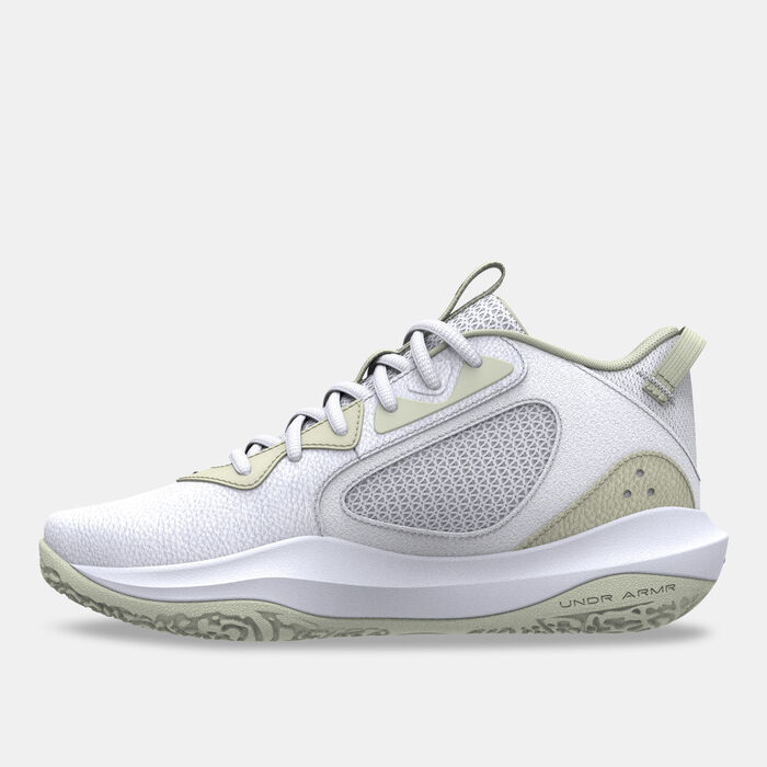 Under Armour Lockdown 6 Basketball Shoes White Under Armour Lockdown 6 Basketball Shoes White image number 5