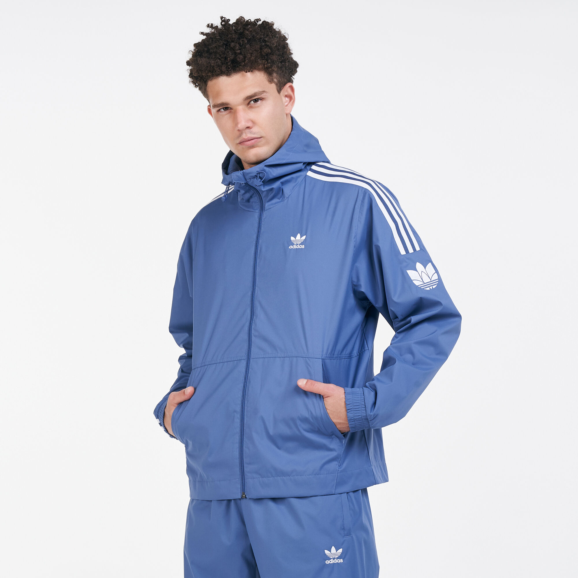 Men s Adicolor 3D Trefoil Windbreaker Jacket