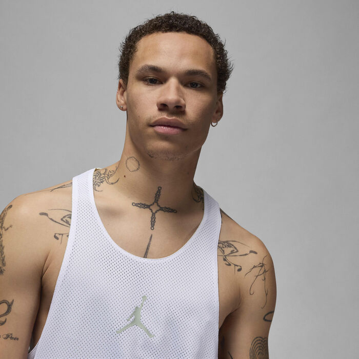 Jordan Men's Flight MVP Reversible Mesh Jersey White image number 2