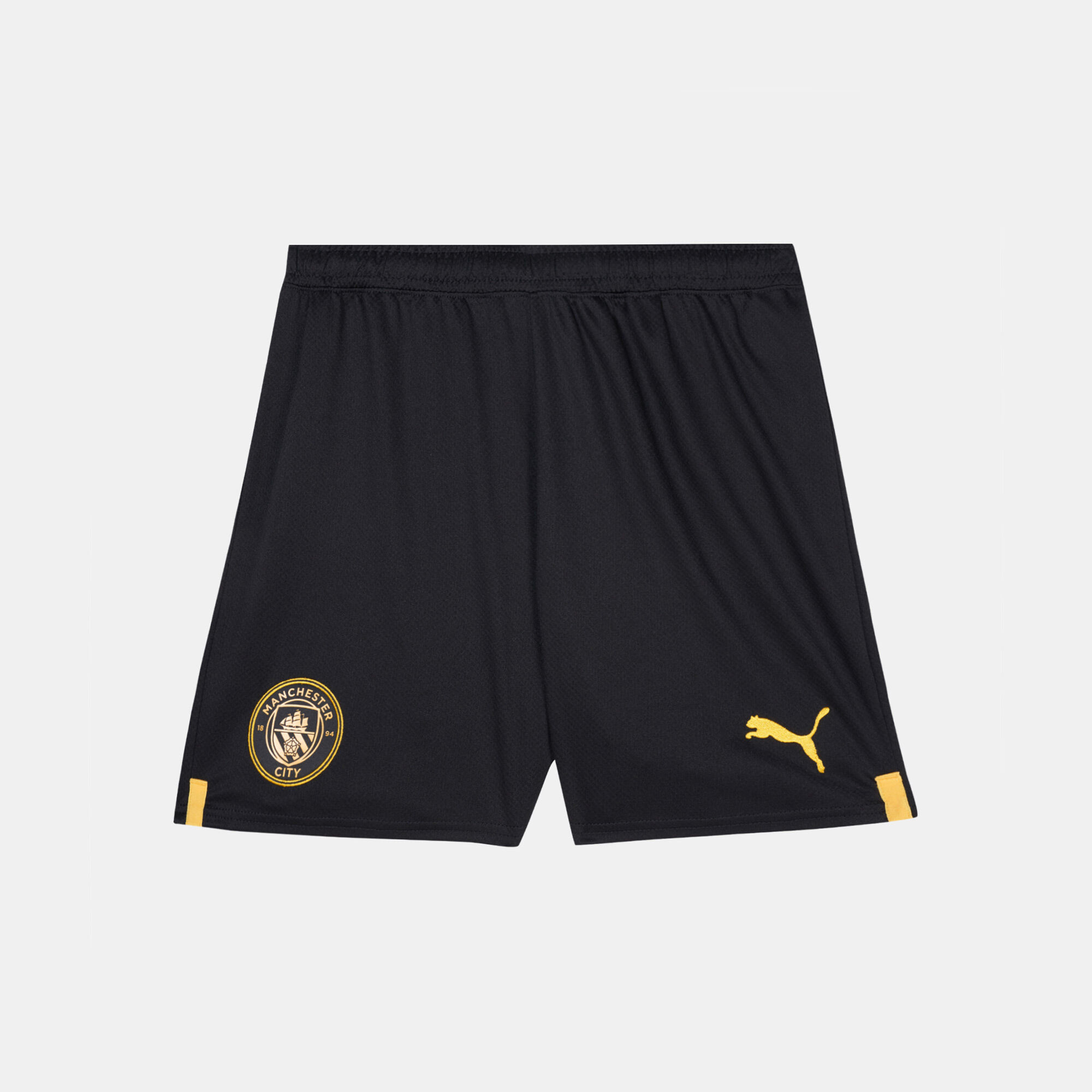Puma shorts kids gold sales