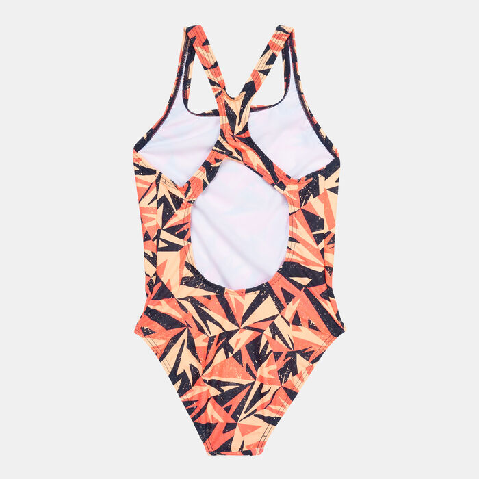 Speedo Kids' Hyper Boom Allover Medalist Swimsuit Blue Speedo Kids' Hyper Boom Allover Medalist Swimsuit Blue image number 1