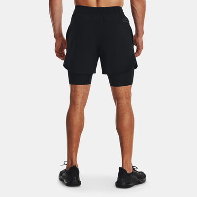 Under Armour Men's Peak Woven 2-in-1 Running Shorts Black