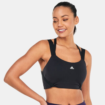 adidas Women's TLRD Impact Training High-Support Strappy Sports Bra Black adidas Women's TLRD Impact Training High-Support Strappy Sports Bra Black