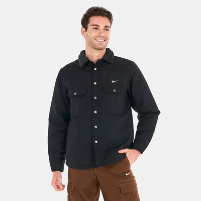 Nike Men's SB Padded Flannel Skate Jacket Black