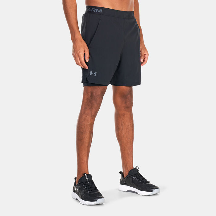 Under Armour Men's UA Vanish Woven 2-in-1 Shorts Black Under Armour Men's UA Vanish Woven 2-in-1 Shorts Black image number 0