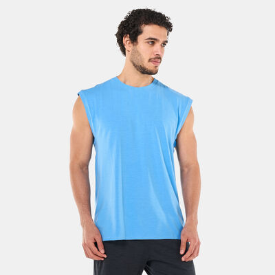 Nike Men's Dri-FIT Yoga Tank Top Blue