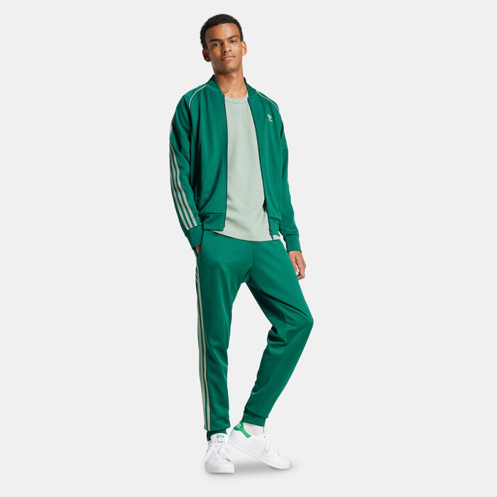 adidas Originals Men's Adicolor Classics SST Track Pants Green adidas Originals Men's Adicolor Classics SST Track Pants Green image number 2
