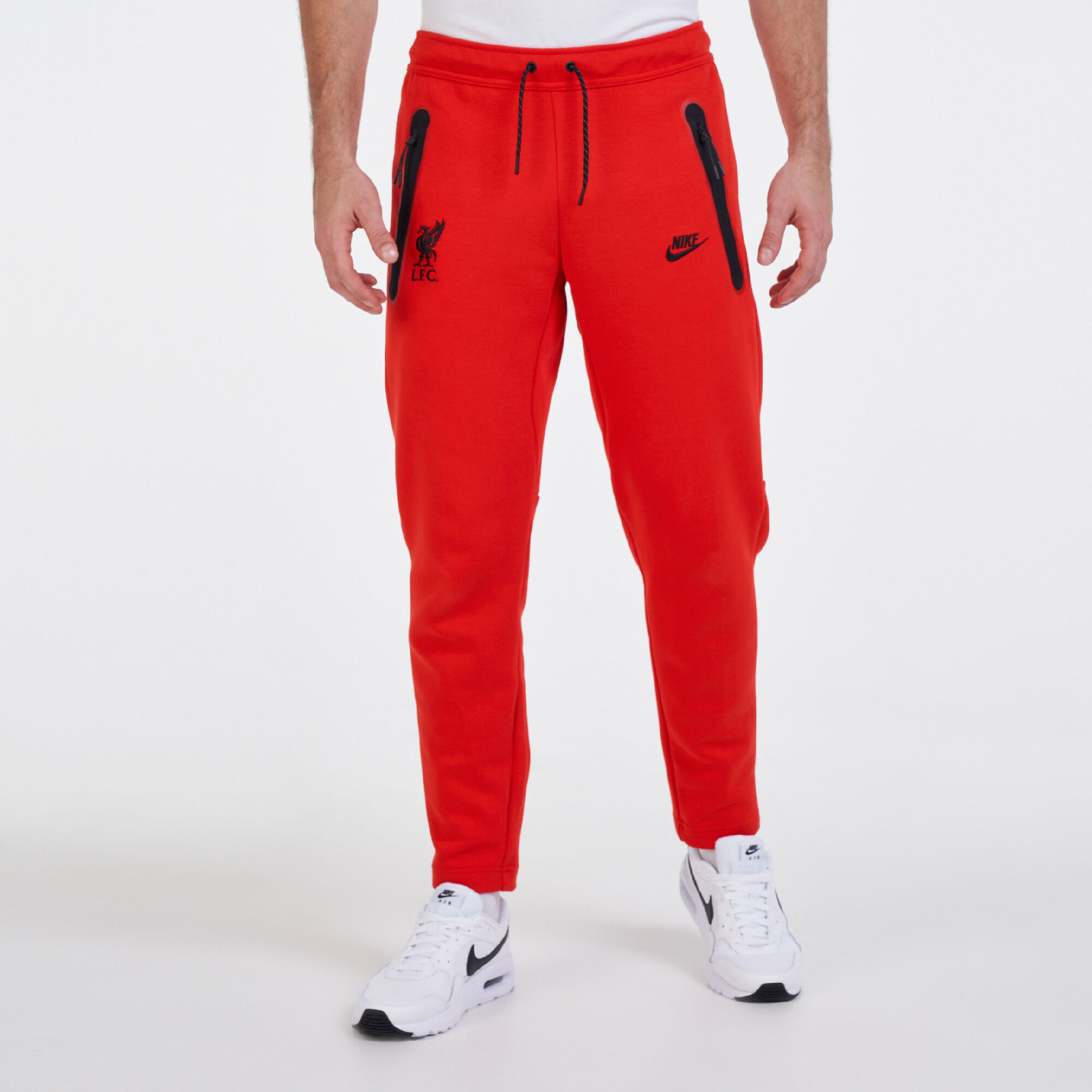 Nike tech top fleece red pants