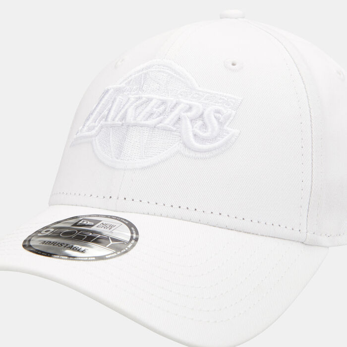New Era Men's NBA Essential Los Angeles Lakers 9FORTY Cap White New Era Men's NBA Essential Los Angeles Lakers 9FORTY Cap White image number 2