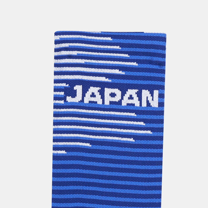 adidas Men's Japan National Soccer Team Home Socks - 2022 Blue adidas Men's Japan National Soccer Team Home Socks - 2022 Blue image number 1