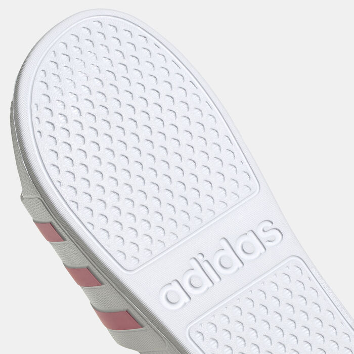 adidas Women's Adilette Aqua Slides Red adidas Women's Adilette Aqua Slides Red image number 4
