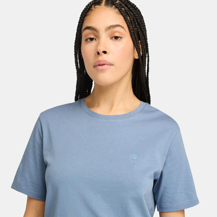 Timberland Women's Dunstan T-Shirt Blue image number 3