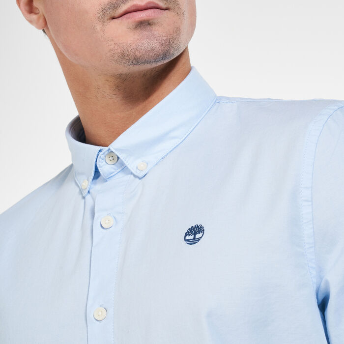 Timberland Men's Ela River Elevated Oxford Shirt Blue image number 3