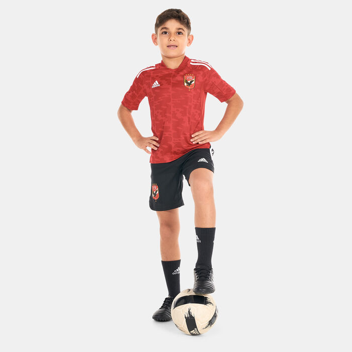 adidas Kids' Al Ahly Home Jersey Red adidas Kids' Al Ahly Home Jersey Red image number 2