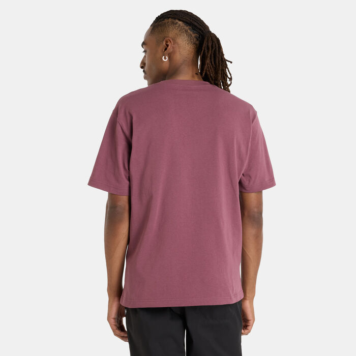 New Balance Men's Athletics Pocket T-Shirt Purple New Balance Men's Athletics Pocket T-Shirt Purple image number 1