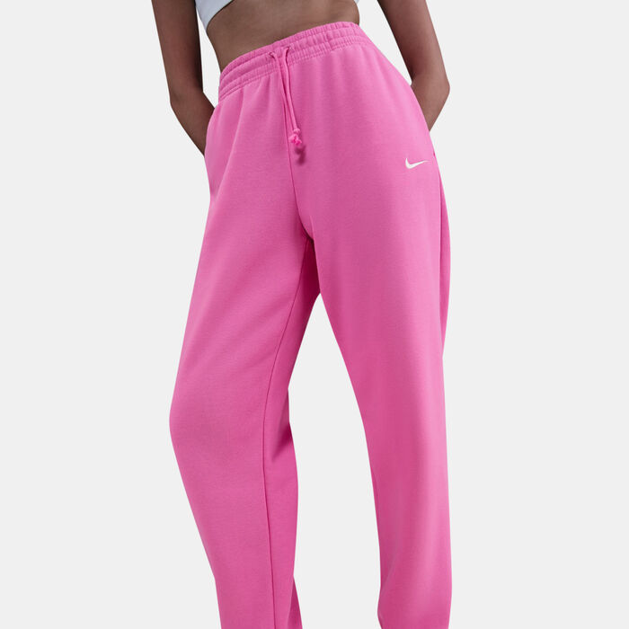 Nike Women's Sportswear Phoenix Fleece Sweatpants Pink Nike Women's Sportswear Phoenix Fleece Sweatpants Pink image number 3
