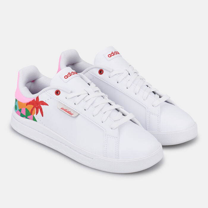 adidas Women's Court SIlk Shoe White adidas Women's Court SIlk Shoe White image number 1