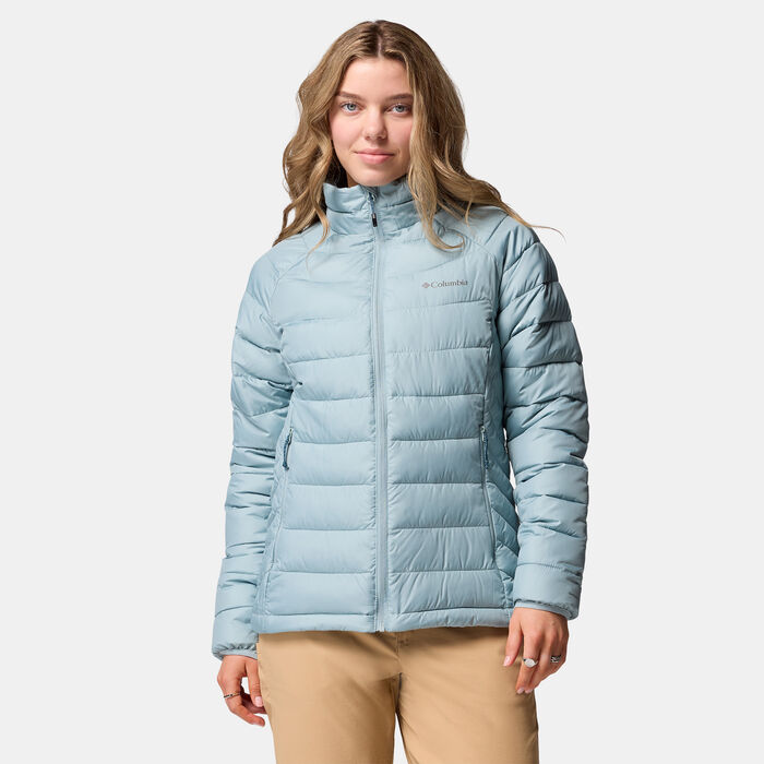 Columbia Women’s Powder Lite II Hooded Insulated Hiking Jacket Blue Columbia Women’s Powder Lite II Hooded Insulated Hiking Jacket Blue image number 0