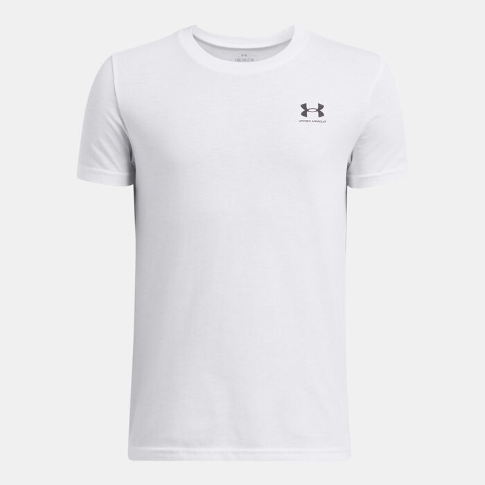 Under Armour Kids' Sportstyle T-Shirt White Under Armour Kids' Sportstyle T-Shirt White image number 0