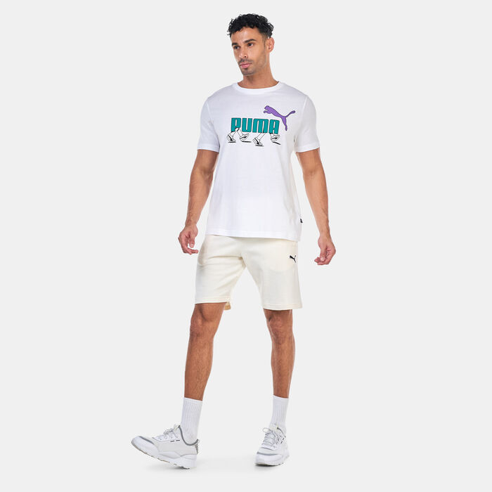 PUMA Men's Graphics Sneaker T-Shirt White PUMA Men's Graphics Sneaker T-Shirt White image number 2