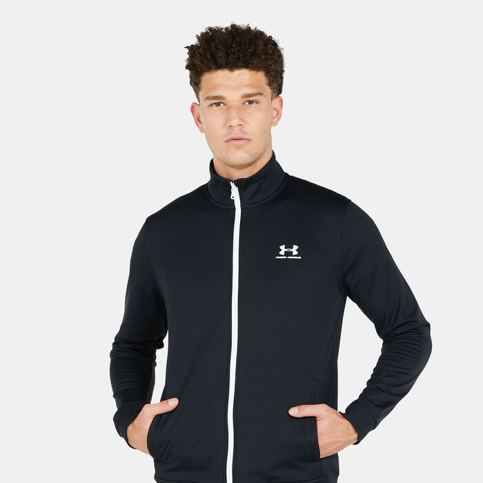 Under Armour Men's UA Sportstyle Tricot Training Jacket Black image number 0
