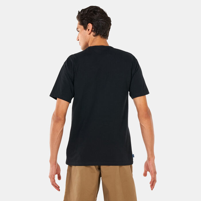 Vans Men's Krooked By Natas For Ray Off The Wall Classic T-Shirt Black Vans Men's Krooked By Natas For Ray Off The Wall Classic T-Shirt Black image number 1