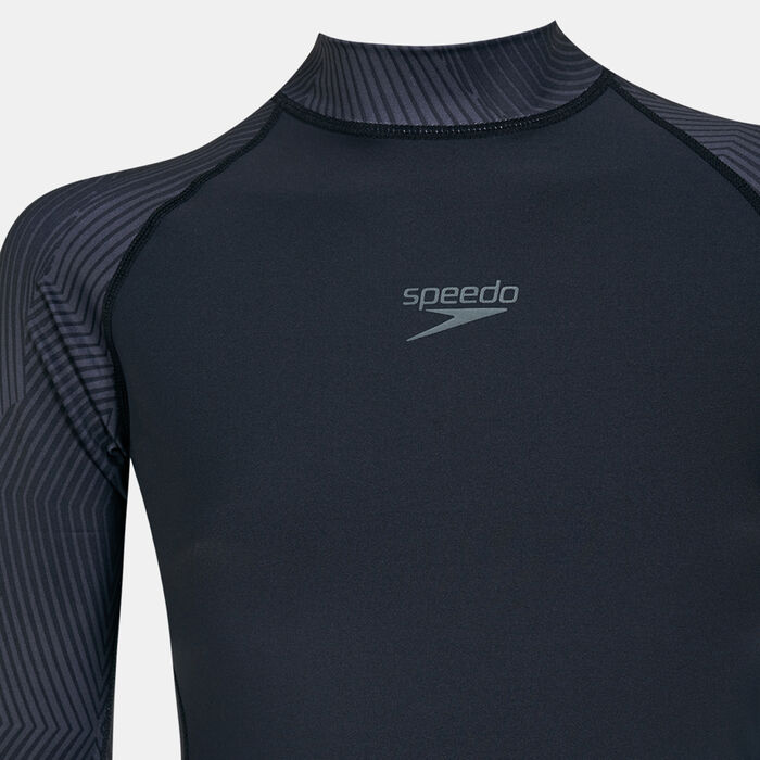 Speedo Women's Long Sleeves Rashguard Black Speedo Women's Long Sleeves Rashguard Black image number 2