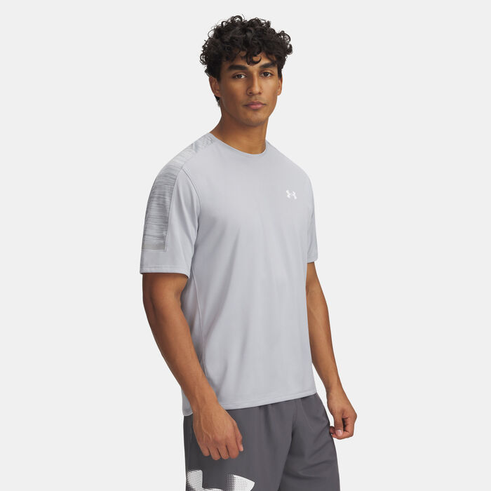 Under Armour Men's Tech Utility Training T-Shirt Grey Under Armour Men's Tech Utility Training T-Shirt Grey image number 0