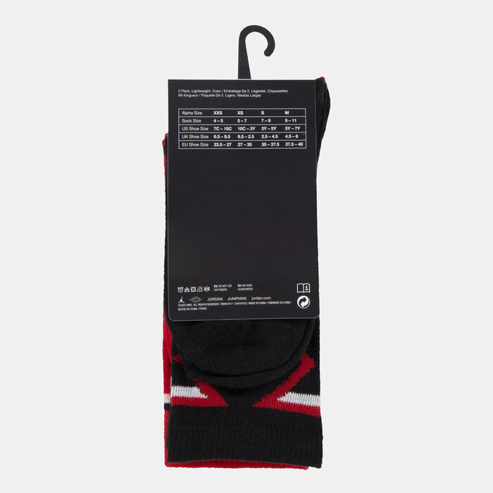 Nike Diamond High Crew Socks (2 Pairs) Red Nike Diamond High Crew Socks (2 Pairs) Red image number 2