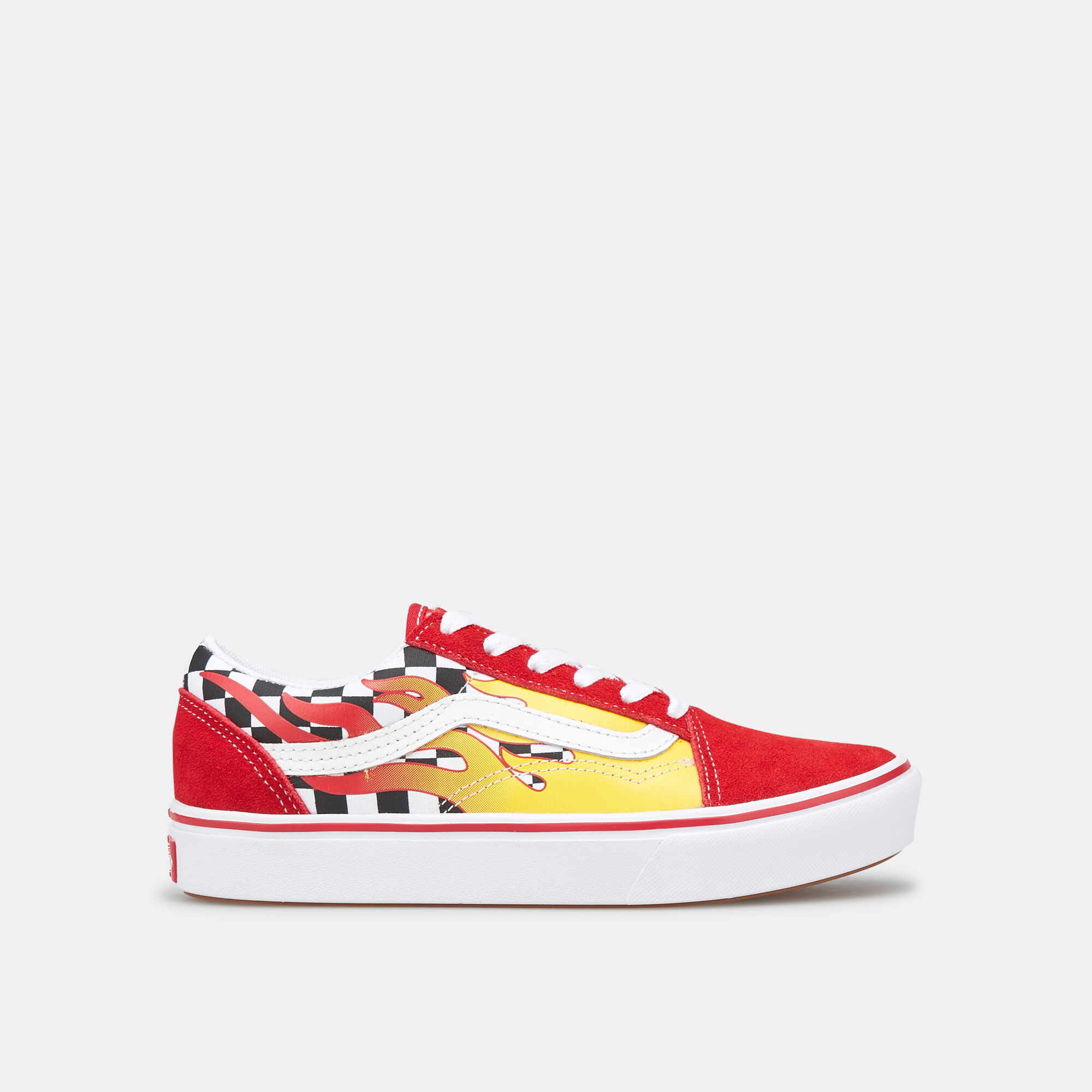 Checker flame hotsell old skool