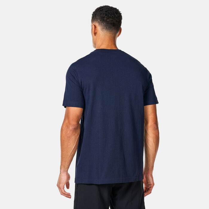 adidas Men's Essentials 3-Stripes T-Shirt Blue image number 1