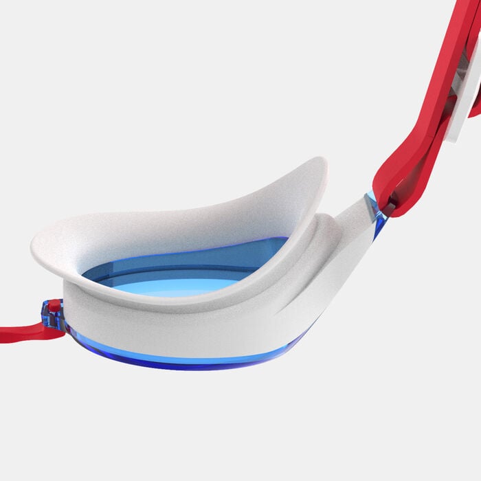 Speedo Kids' Hydropure Swimming Goggles Red Speedo Kids' Hydropure Swimming Goggles Red image number 3