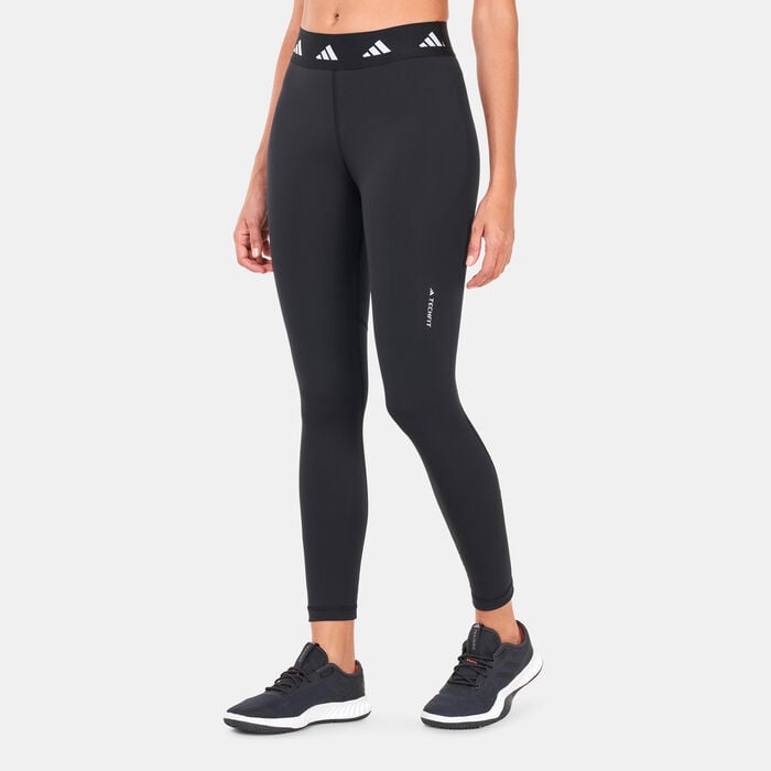 adidas Women's Techfit 7/8 Leggings Black adidas Women's Techfit 7/8 Leggings Black image number 0