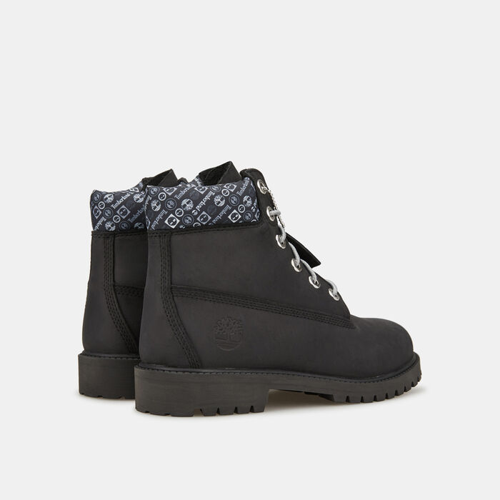 Timberland Kids' Premium 6-Inch Waterproof Boot Black image number 2