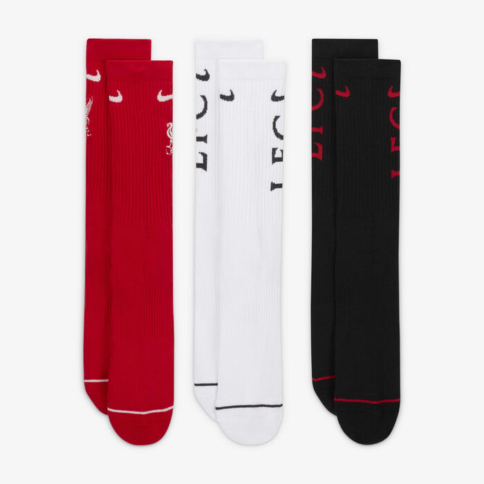 Nike Liverpool Everyday Socks (3 Pairs) Multi-Color Nike Liverpool Everyday Socks (3 Pairs) Multi-Color image number 1