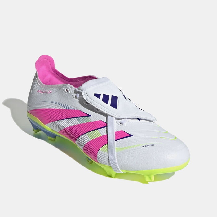 adidas Men's Predator League Fold-Over Tongue Firm/Multi-Ground Football Shoes Pink image number 1