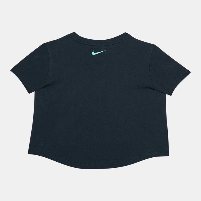Nike Kids' Sportswear Cropped T-Shirt (Older Kids) Pink Nike Kids' Sportswear Cropped T-Shirt (Older Kids) Pink image number 1