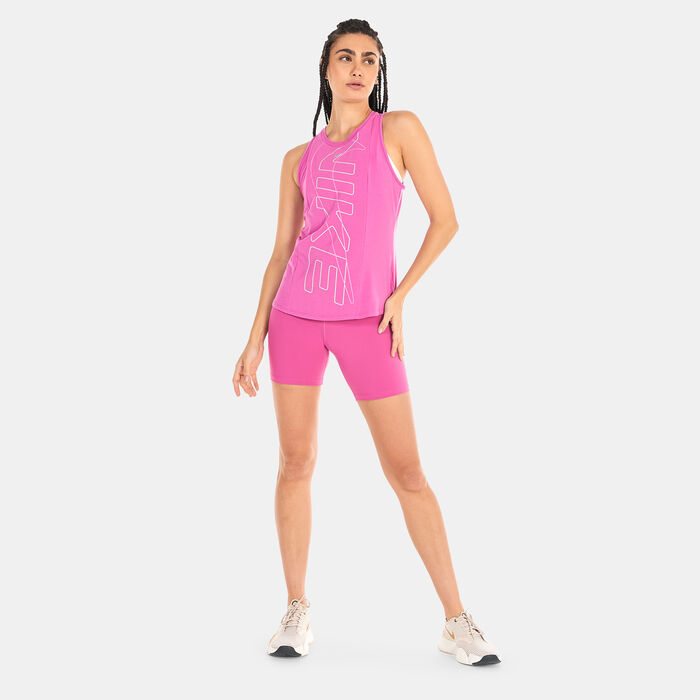 Nike Women's Dri-FIT 7-Inch Shorts Pink image number 2
