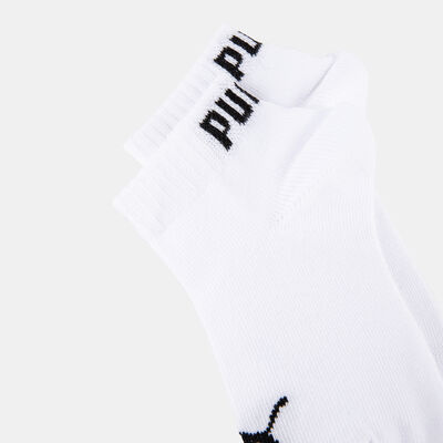 PUMA Kids' Quarter Socks (3 Pairs) White