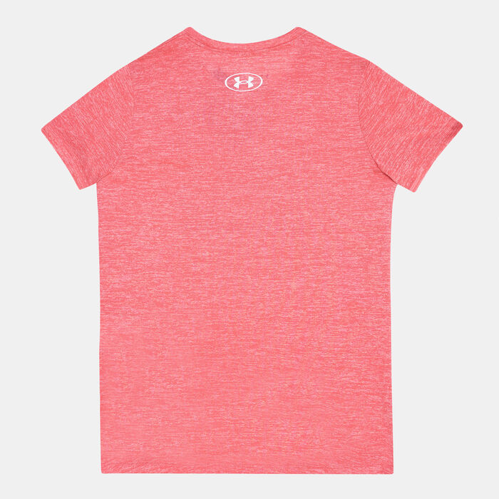 Under Armour Kids' UA Tech™ Big Logo Twist T-Shirt Pink Under Armour Kids' UA Tech™ Big Logo Twist T-Shirt Pink image number 1