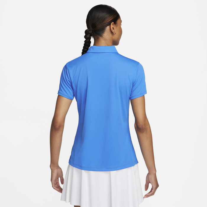 Nike Women's Dri-FIT Victory Golf Polo Shirt Blue Nike Women's Dri-FIT Victory Golf Polo Shirt Blue image number 1