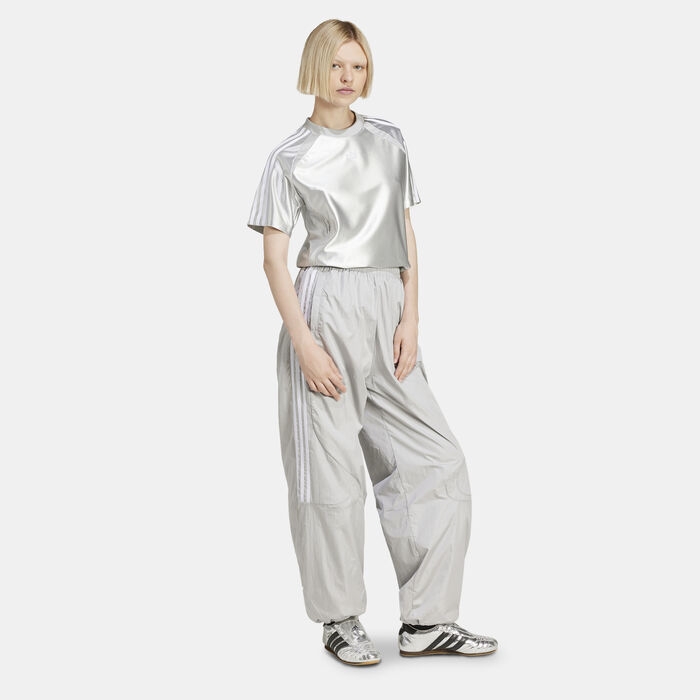 adidas Originals Women's Adicolor Teamgeist T-Shirt Silver adidas Originals Women's Adicolor Teamgeist T-Shirt Silver image number 2