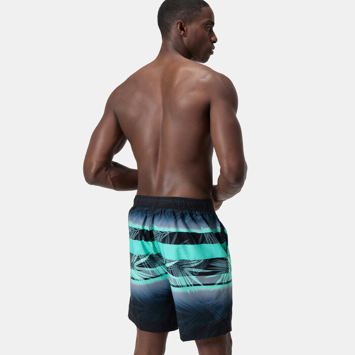 Speedo Men's Printed Bondi Swimming Shorts Black Speedo Men's Printed Bondi Swimming Shorts Black image number 1