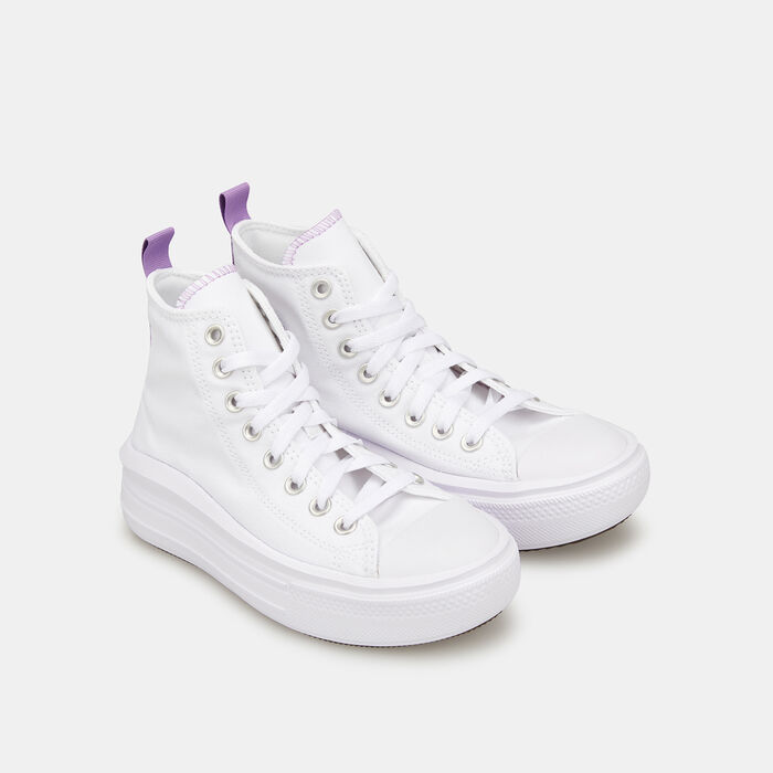 Converse Kids' Chuck Taylor All Star Move Platform Unisex Shoe White Converse Kids' Chuck Taylor All Star Move Platform Unisex Shoe White image number 1