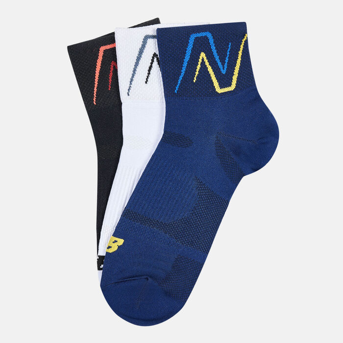 New Balance Graphic Running Ankle Socks (3 Pack) Multi-Color New Balance Graphic Running Ankle Socks (3 Pack) Multi-Color image number 0
