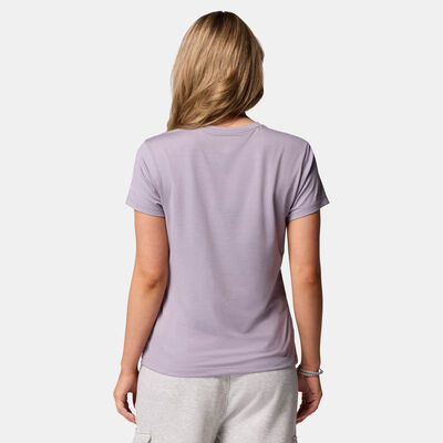 Columbia Women's Sloan Ridge Technical Hiking T-Shirt Purple